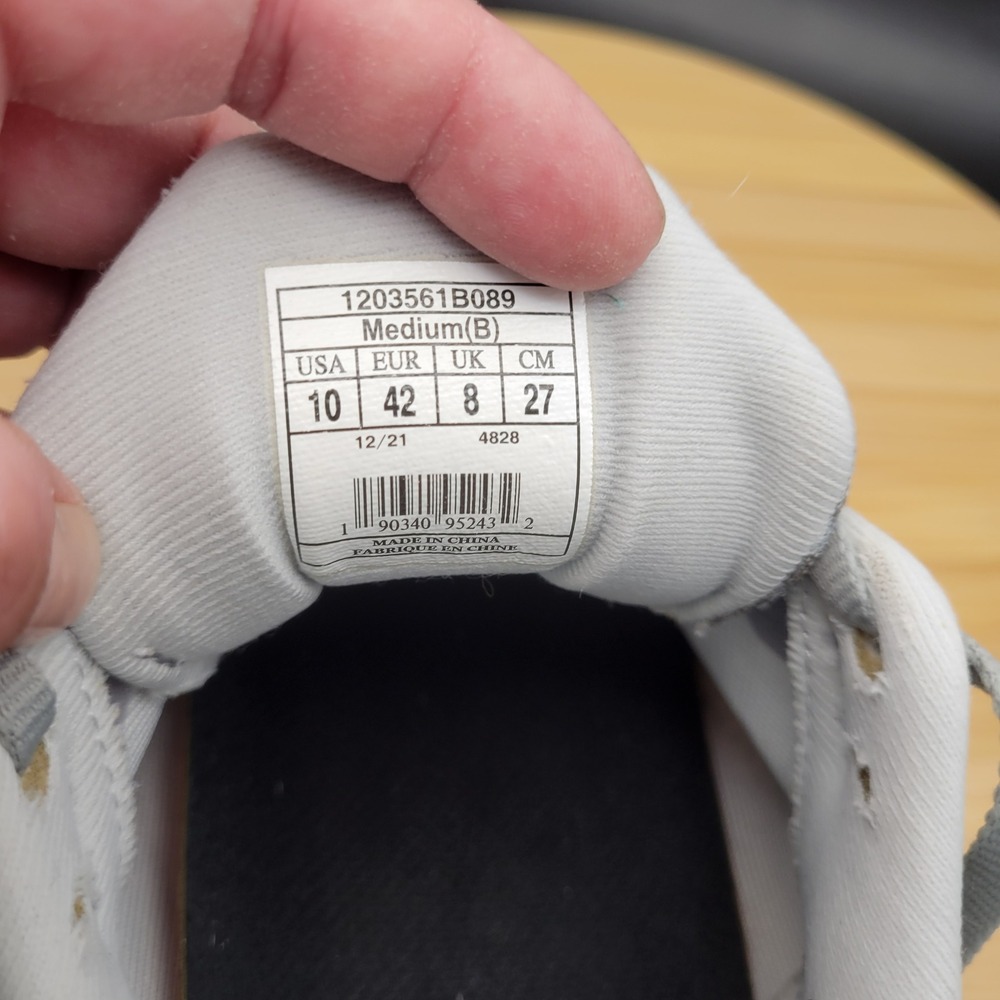 Brooks Ghost 14 Womens Running Shoes Grey White 1203561B089 Size 10 Medium B - Picture 3 of 7